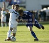 Rasmus Schuller of Finland (R) and Boban Jovic of Slovenia (L) during football match of UEFA U21 European championships 2013 qualifications between Slovenia and Finland. Qualifications match for UEFA U21 European championships 2013 between Slovenia and Finland, was played on Tuesday, 5th of June 2012, in Ptuj city Stadium in Ptuj, Slovenia.
