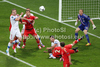 Michal Kadlec and Milan Baros of Czech infront of Russian goal during UEFA Football Euro 2012 match between Czech and Russia. Match of UEFA Football European Championships 2012 between Czech and Russia was played on Friday, 8th of June 2012 in Wroclaw, Poland.
