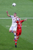 Jan Rezek of Czech and Aleksandr Aniukow of Russia during UEFA Football Euro 2012 match between Czech and Russia. Match of UEFA Football European Championships 2012 between Czech and Russia was played on Friday, 8th of June 2012 in Wroclaw, Poland.
