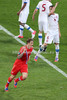 Roman Pawluczenko of Russia celebrates goal during UEFA Football Euro 2012 match between Czech and Russia. Match of UEFA Football European Championships 2012 between Czech and Russia was played on Friday, 8th of June 2012 in Wroclaw, Poland.
