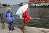 Italian fans before start of UEFA Football Euro 2012 match between Italy and Spain. Match of UEFA Football European Championships 2012 between Italy and Spain was played on Sunday, 10th of June 2012 in Gdansk, Poland.
