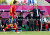 Coach Cesare Prandelli of Italy during UEFA Football Euro 2012 match between Italy and Spain. Match of UEFA Football European Championships 2012 between Italy and Spain was played on Sunday, 10th of June 2012 in Gdansk, Poland.
