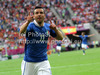 Antonio Di Natale of Italy celebrates goal during UEFA Football Euro 2012 match between Italy and Spain. Match of UEFA Football European Championships 2012 between Italy and Spain was played on Sunday, 10th of June 2012 in Gdansk, Poland.

