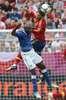 Sergio Ramos of Spain and Mario Balotelli of Italy during UEFA Football Euro 2012 match between Italy and Spain. Match of UEFA Football European Championships 2012 between Italy and Spain was played on Sunday, 10th of June 2012 in Gdansk, Poland.
