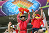 Spanish fans during UEFA Football Euro 2012 match between Italy and Spain. Match of UEFA Football European Championships 2012 between Italy and Spain was played on Sunday, 10th of June 2012 in Gdansk, Poland.
