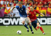 Thiago Motta of Italy and Andres Iniesta of Spain during UEFA Football Euro 2012 match between Italy and Spain. Match of UEFA Football European Championships 2012 between Italy and Spain was played on Sunday, 10th of June 2012 in Gdansk, Poland.

