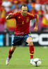 Andres Iniesta of Spain during UEFA Football Euro 2012 match between Italy and Spain. Match of UEFA Football European Championships 2012 between Italy and Spain was played on Sunday, 10th of June 2012 in Gdansk, Poland.
