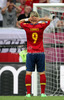 Fernando Torres of Spain during UEFA Football Euro 2012 match between Italy and Spain. Match of UEFA Football European Championships 2012 between Italy and Spain was played on Sunday, 10th of June 2012 in Gdansk, Poland.
