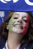 Fans during UEFA Football Euro 2012 match between Italy and Croatia. Match of UEFA Football European Championships 2012 between Italy and Croatia was played on Thursday, 14th of June 2012 in Poznan, Poland.

