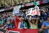 Fans during UEFA Football Euro 2012 match between Italy and Croatia. Match of UEFA Football European Championships 2012 between Italy and Croatia was played on Thursday, 14th of June 2012 in Poznan, Poland.
