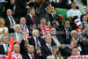 in VIP lounge Malgorzata Tusk, Grzegorz Lato, Bronislaw Komorowski, Michel Platini, Jerzy Buzek, Jan Krzyszof Bielecki,Waldemar Pawlak during UEFA Football Euro 2012 match between. Poland and Czech republic Match of UEFA Football European Championships 2012 between Poland and Czech republic was played on Saturday, 16th of June 2012 in Wroclaw, Poland.
