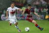 Vaclav Pilar of Czech republic and Rafal Murawski of Poland during UEFA Football Euro 2012 match between Poland and Czech republic. Match of UEFA Football European Championships 2012 between Poland and Czech republic was played on Saturday, 16th of June 2012 in Wroclaw, Poland.
