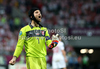 Petr Cech of Czech republic celebrating after match UEFA Football Euro 2012 match between Poland and Czech republic. Match of UEFA Football European Championships 2012 between Poland and Czech republic was played on Saturday, 16th of June 2012 in Wroclaw, Poland.
