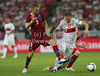 Eugen Polanski of Poland, Michal Kadlec of Czech republic during UEFA Football Euro 2012 match between Poland and Czech republic. Match of UEFA Football European Championships 2012 between Poland and Czech republic was played on Saturday, 16th of June 2012 in Wroclaw, Poland.
