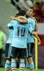 Jesus Navas of Spain celebrating goal during UEFA Football Euro 2012 match between Croatia and Spain. Match of UEFA Football European Championships 2012 betweenCroatia and Spain was played on Monday, 18th of June 2012 in Gdansk, Poland.
