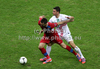 Helder Postiga of Portugal, Tomas Sivok of Czech republic during UEFA Football Euro 2012 quaterfinal match between Czech republic and Portugal. Match of UEFA Football European Championships 2012 between Czech republic and Portugal was played on Thursday, 22th of June 2012 in Gdansk, Poland.
