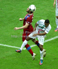 Petr Jiracek of Czech republic, Nani of Portugal during UEFA Football Euro 2012 quaterfinal match between Czech republic and Portugal. Match of UEFA Football European Championships 2012 between Czech republic and Portugal was played on Thursday, 22th of June 2012 in Gdansk, Poland.
