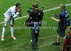 Cristiano Ronaldo of Portugal celebrating goal during UEFA Football Euro 2012 quaterfinal match between Czech republic and Portugal. Match of UEFA Football European Championships 2012 between Czech republic and Portugal was played on Thursday, 22th of June 2012 in Gdansk, Poland.

