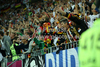 German fans during UEFA Football Euro 2012 quarter final match between  Germany and Greece. Match of UEFA Football European Championships 2012 between Germany and Greece was played on Friday, 22th of June 2012 in Gdansk, Poland.
