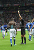 Mario Balotelli of Italy celebrating goal during UEFA Football Euro 2012 semi final match between  Italy and Germany. Match of UEFA Football European Championships 2012 between Italy and Germany was played on Thursday, 28th of June 2012 in Warsaw, Poland.
