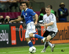 Andrea Pirlo of Italy, Bastian Schweinsteiger of Germany during UEFA Football Euro 2012 semi final match between  Italy and Germany. Match of UEFA Football European Championships 2012 between Italy and Germany was played on Thursday, 28th of June 2012 in Warsaw, Poland.
