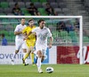 Marko Suler (no.4) of Slovenia during friendly football match between Slovenia and Romania. Match between Slovenia and Romania was played in Stozice arena in Ljubljana, Slovenia, on Wednesday, 15th of August 2012.
