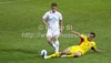 Valter Birsa (no.10) of Slovenia (L) and Vlad Chiriches (no.6) of Romania (R) during friendly football match between Slovenia and Romania. Match between Slovenia and Romania was played in Stozice arena in Ljubljana, Slovenia, on Wednesday, 15th of August 2012.
