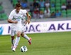 Valter Birsa (no.10) of Slovenia (L) during friendly football match between Slovenia and Romania. Match between Slovenia and Romania was played in Stozice arena in Ljubljana, Slovenia, on Wednesday, 15th of August 2012.
