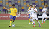 Miiko Albornoz of Sweden (L) and Kevin Kampl of Slovenia (R) during UEFA U-21 Euro 2013 qualification football match between Slovenia and Sweden. Match between Slovenia and Sweden was played in Ljudski Vrt arena in Maribor, Slovenia, on Thursday, 6th of September 2012.
