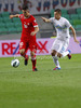 Granit Xhaka of Switzerland (L) and Zlatko Dedic of Slovenia (R) during FIFA World cup 2014 qualification football match between Slovenia and Switzerland. Match between Slovenia and Switzerland was played in Stozice arena in Ljubljana, Slovenia, on Friday, 7th of September 2012.
