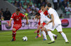 Granit Xhaka of Switzerland during FIFA World cup 2014 qualification football match between Slovenia and Switzerland. Match between Slovenia and Switzerland was played in Stozice arena in Ljubljana, Slovenia, on Friday, 7th of September 2012.
