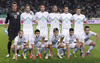 Team of Switzerland before start of FIFA World cup 2014 qualification football match between Slovenia and Switzerland. Match between Slovenia and Switzerland was played in Stozice arena in Ljubljana, Slovenia, on Friday, 7th of September 2012.
