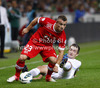 Xherdan Shaqiri of Switzerland during FIFA World cup 2014 qualification football match between Slovenia and Switzerland. Match between Slovenia and Switzerland was played in Stozice arena in Ljubljana, Slovenia, on Friday, 7th of September 2012.
