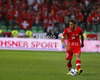 Gokhan Inler of Switzerland celebrates his goal with teammates during FIFA World cup 2014 qualification football match between Slovenia and Switzerland. Match between Slovenia and Switzerland was played in Stozice arena in Ljubljana, Slovenia, on Friday, 7th of September 2012.
