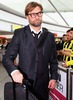 Head coach of Borussia Dortmund Juergen Klopp arrives at the Stansted Airport before UEFA Champions League final match between FC Bayern Munich and Borussia Dortmund. Team of Borussia Dortmund arrived to Stansted Airport, London, Great Britain on Friday, 24th of May 2013.
