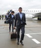 Luiz Gustavo of FC Bayern Munich arrives at the City Airport before UEFA Champions League final match between FC Bayern Munich and Borussia Dortmund. Team of FC Bayern Munich arrived to City Airport, London, Great Britain on Friday, 24th of May 2013.
