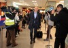 Arjen Robben of FC Bayern Munich arrives at the City Airport before UEFA Champions League final match between FC Bayern Munich and Borussia Dortmund. Team of FC Bayern Munich arrived to City Airport, London, Great Britain on Friday, 24th of May 2013.
