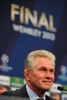 Head coach of FC Bayern Munich Jupp Heynckes during press conference before UEFA Champions League final match between FC Bayern Munich and Borussia Dortmund. Team of FC Bayern Munich arrived to City Airport, London, Great Britain on Friday, 24th of May 2013.
