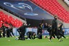 Head coach of Borussia Dortmund, Juergen Klopp during training session prior to the UEFA Champions League final match between FC Bayern Munich and Borussia Dortmund. Training session was held on Wembley stadium in London, Great Britain on Friday, 24th of May 2013.
