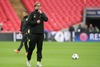 Head coach of Borussia Dortmund, Juergen Klopp during training session prior to the UEFA Champions League final match between FC Bayern Munich and Borussia Dortmund. Training session was held on Wembley stadium in London, Great Britain on Friday, 24th of May 2013.
