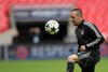 Franck Riberyof FC Bayern Munich during training session on Wembley Stadium, London, Great Britain, prior to the UEFA Champions League final match between FC Bayern Munich and Borussia Dortmund. Training session was held on Wembley stadium in London, Great Britain on Friday, 24th of May 2013.
