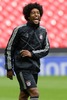 Danteof FC Bayern Munich during training session on Wembley Stadium, London, Great Britain, prior to the UEFA Champions League final match between FC Bayern Munich and Borussia Dortmund. Training session was held on Wembley stadium in London, Great Britain on Friday, 24th of May 2013.
