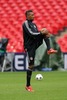 Jerome Boatengof FC Bayern Munich during training session on Wembley Stadium, London, Great Britain, prior to the UEFA Champions League final match between FC Bayern Munich and Borussia Dortmund. Training session was held on Wembley stadium in London, Great Britain on Friday, 24th of May 2013.
