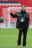 Sport director of Borussia Dortmund, Michael Zorc during training session on Wembley Stadium, London, Great Britain, prior to the UEFA Champions League final match between FC Bayern Munich and Borussia Dortmund. Training session was held on Wembley stadium in London, Great Britain on Friday, 24th of May 2013.
