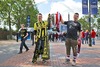 Fans outside of Wembley stadium prior to the UEFA Champions League final match between FC Bayern Munich and Borussia Dortmund. Final match of UEFA Champions League between FC Bayern and Borussia Dortmunad was played on Wembley stadium in London, Great Britain on Saturday, 25th of May 2013.
