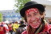 Fans outside of Wembley stadium prior to the UEFA Champions League final match between FC Bayern Munich and Borussia Dortmund. Final match of UEFA Champions League between FC Bayern and Borussia Dortmunad was played on Wembley stadium in London, Great Britain on Saturday, 25th of May 2013.
