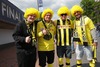 Fans outside of Wembley stadium prior to the UEFA Champions League final match between FC Bayern Munich and Borussia Dortmund. Final match of UEFA Champions League between FC Bayern and Borussia Dortmunad was played on Wembley stadium in London, Great Britain on Saturday, 25th of May 2013.
