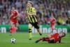 Marco Reus of Borussia Dortmund and Philipp Lahm of FC Bayern Muenchen UEFA Champions League final match between FC Bayern Munich and Borussia Dortmund. Final match of UEFA Champions League between FC Bayern and Borussia Dortmunad was played on Wembley stadium in London, Great Britain on Saturday, 25th of May 2013.
