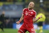 Arjen Robben of FC Bayern Muenchen celebrates FC Bayern Muenchen victory with 2-1 over Borussia Dortmund after UEFA Champions League final match between FC Bayern Munich and Borussia Dortmund. Final match of UEFA Champions League between FC Bayern and Borussia Dortmunad was played on Wembley stadium in London, Great Britain on Saturday, 25th of May 2013.
