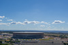 Exterior view of the Estadio Nacional in Brasilia during preliminary reports shooting of the FIFA World Cup Brazil 2014 at the Estadio Nacional, Brasilia, Brazil on Wednesday, 12th of June 2013.
